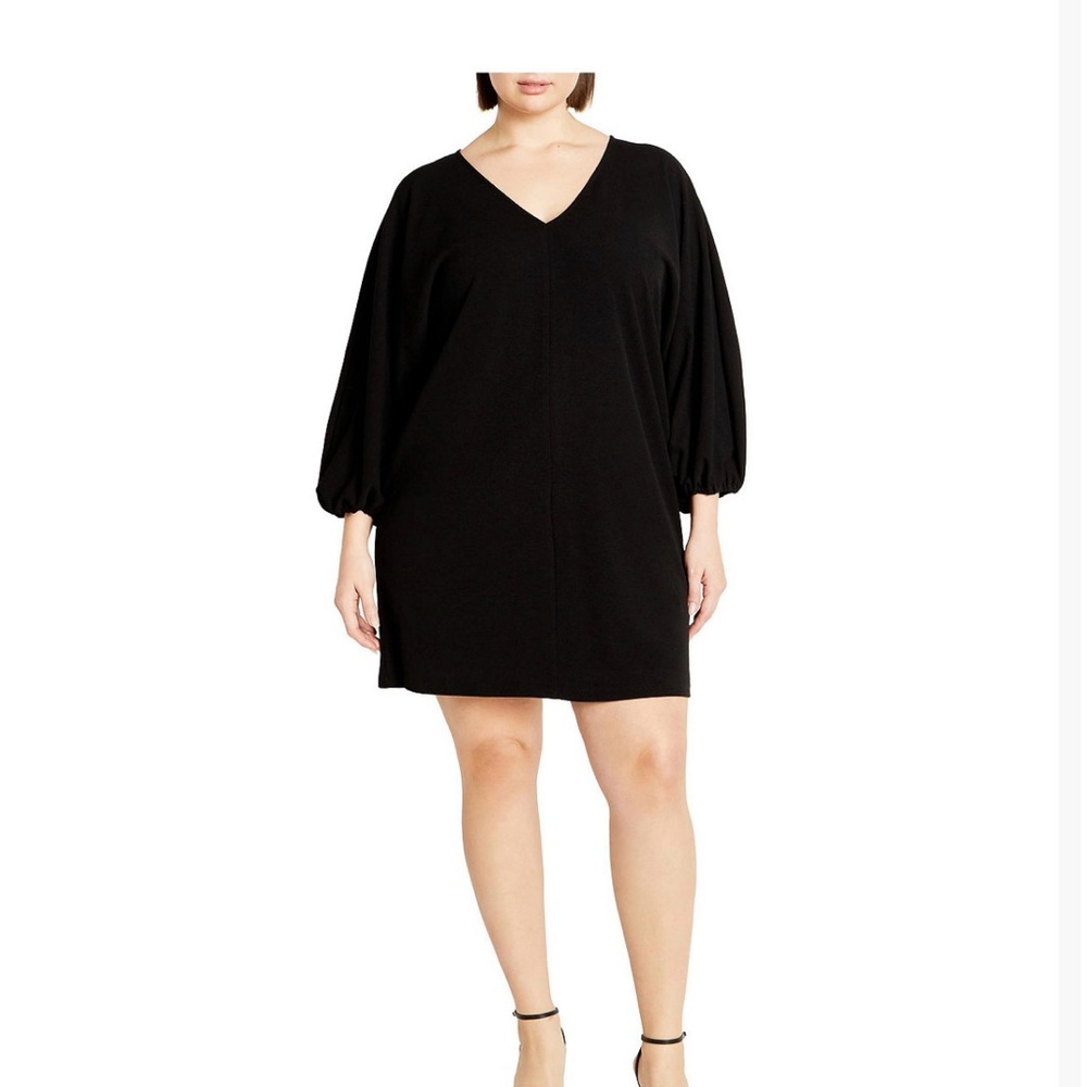 City Chic Elegant Black Lilia Dress